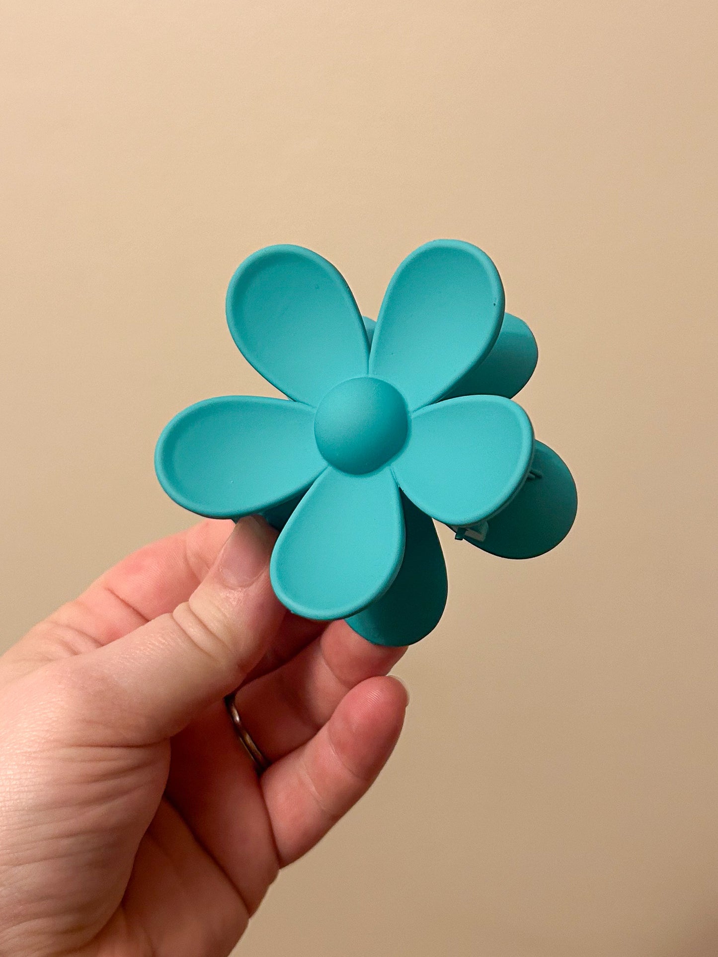 Bright Flower Claw Clip