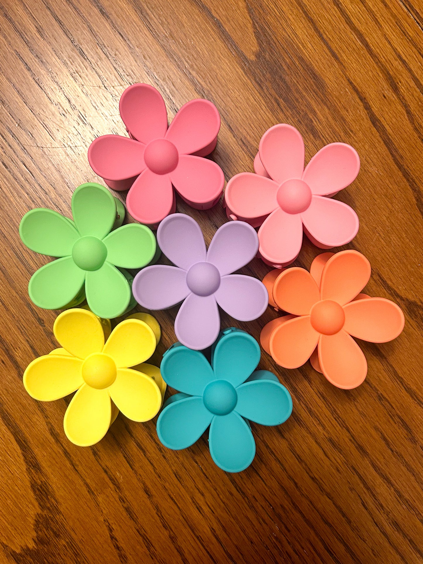 Bright Flower Claw Clip