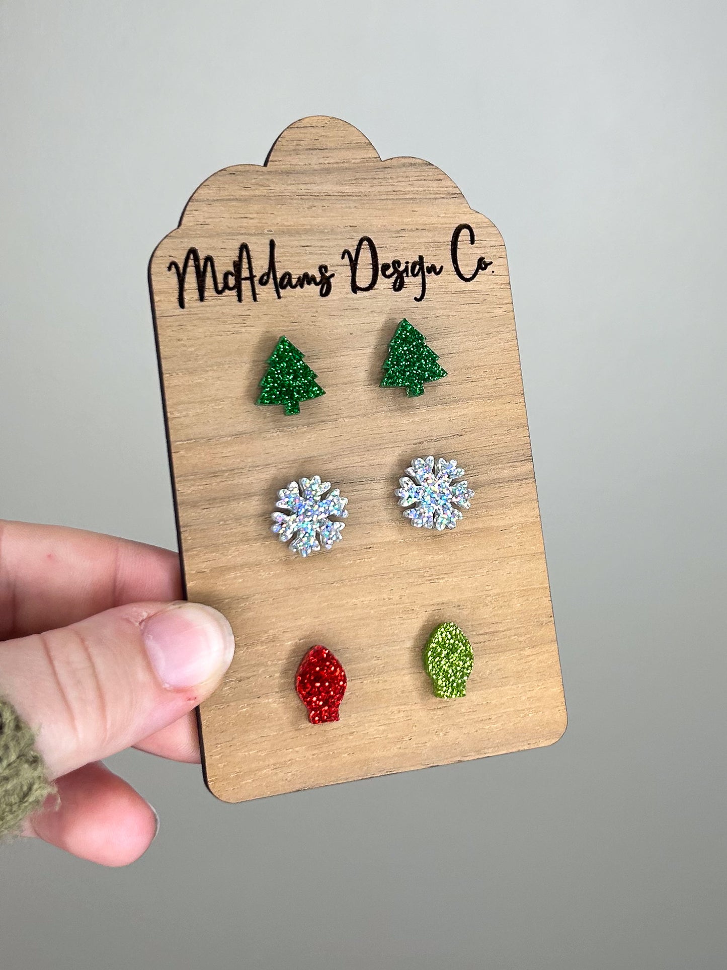 Sparkling Christmas Stud Set