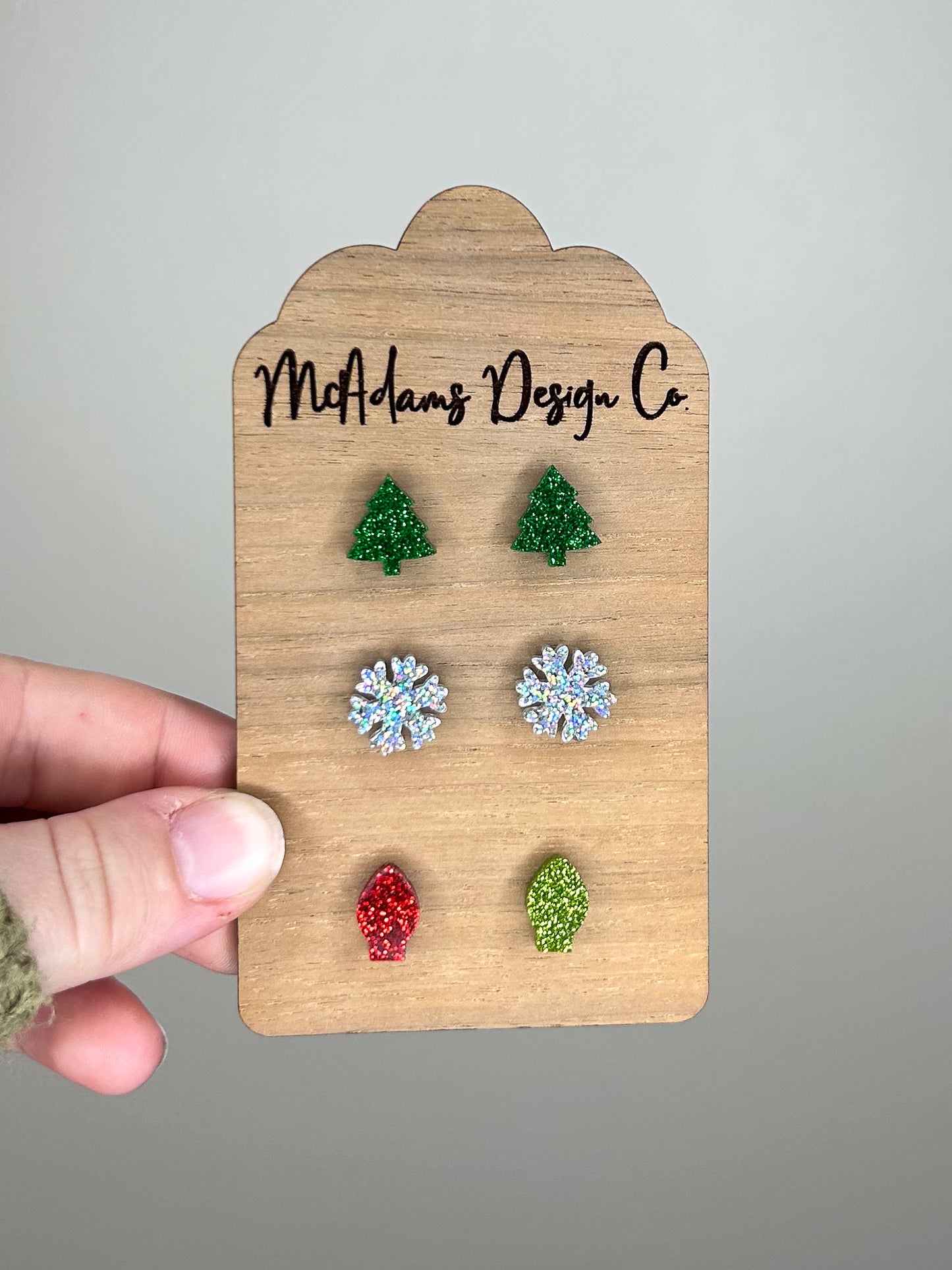 Sparkling Christmas Stud Set