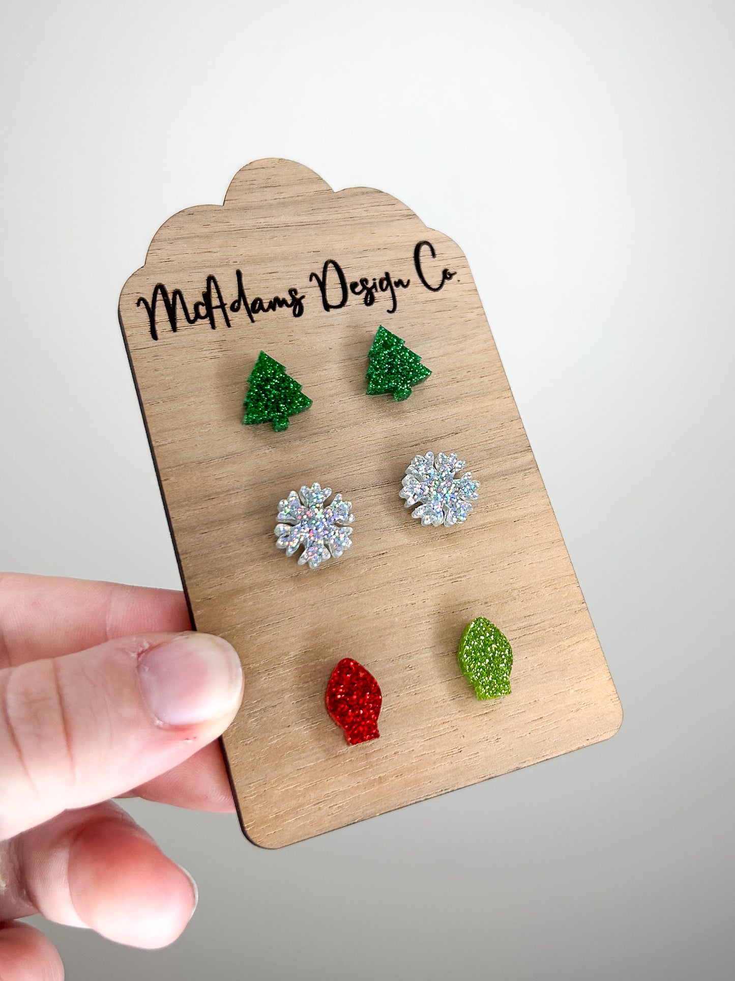 Sparkling Christmas Stud Set