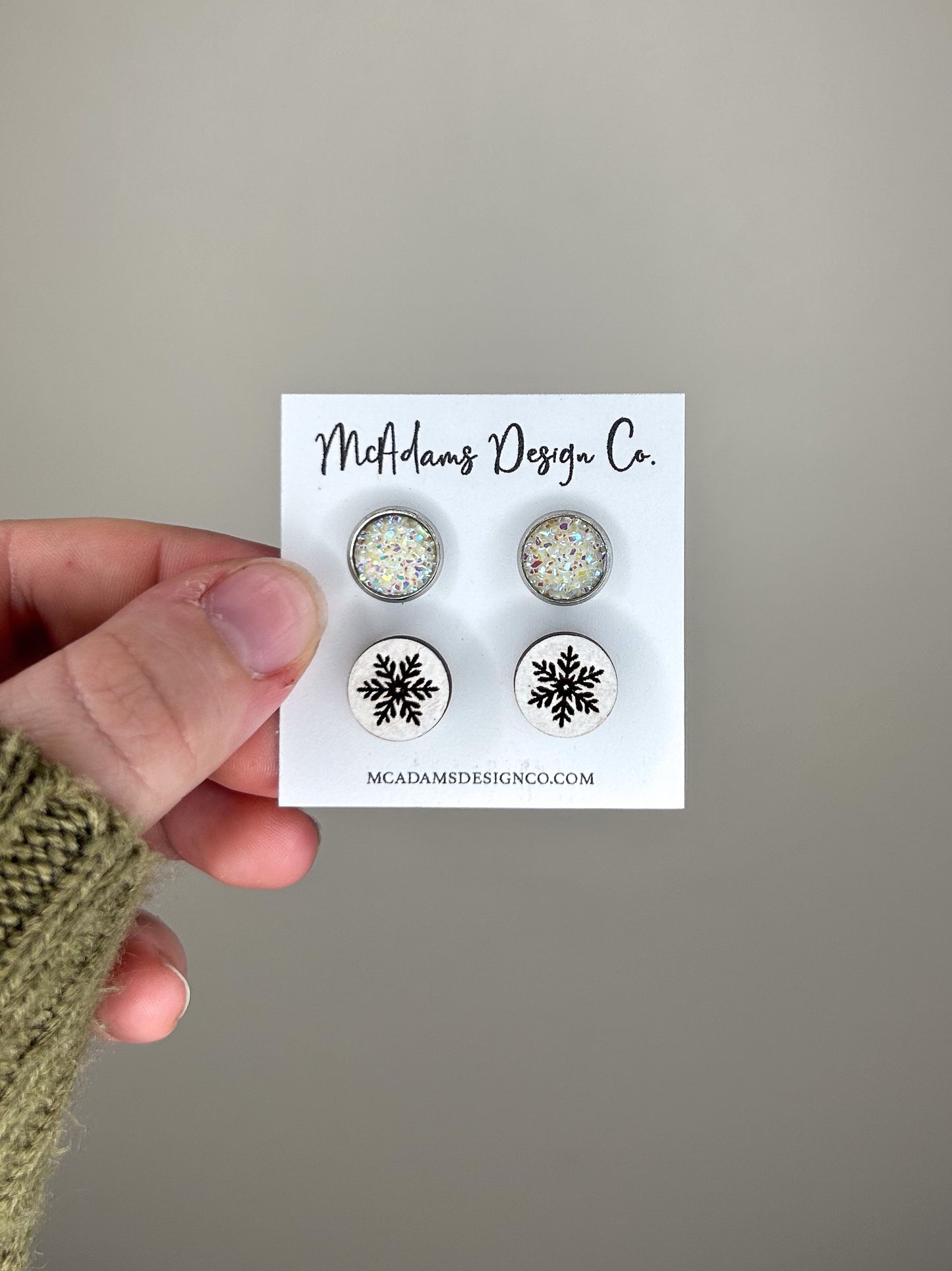 Let it Snow Stud Set