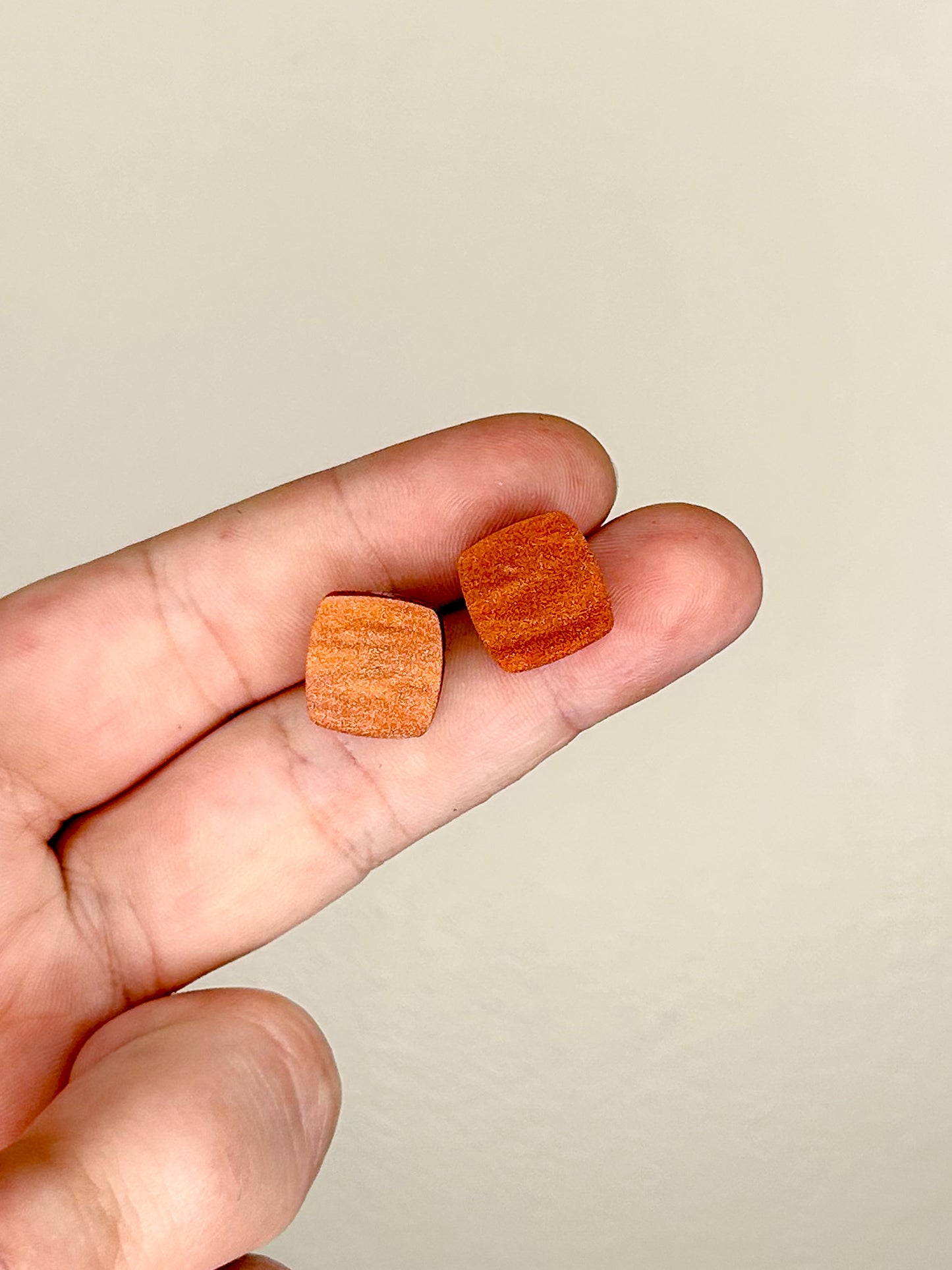 Copper Pearl Acrylic Studs