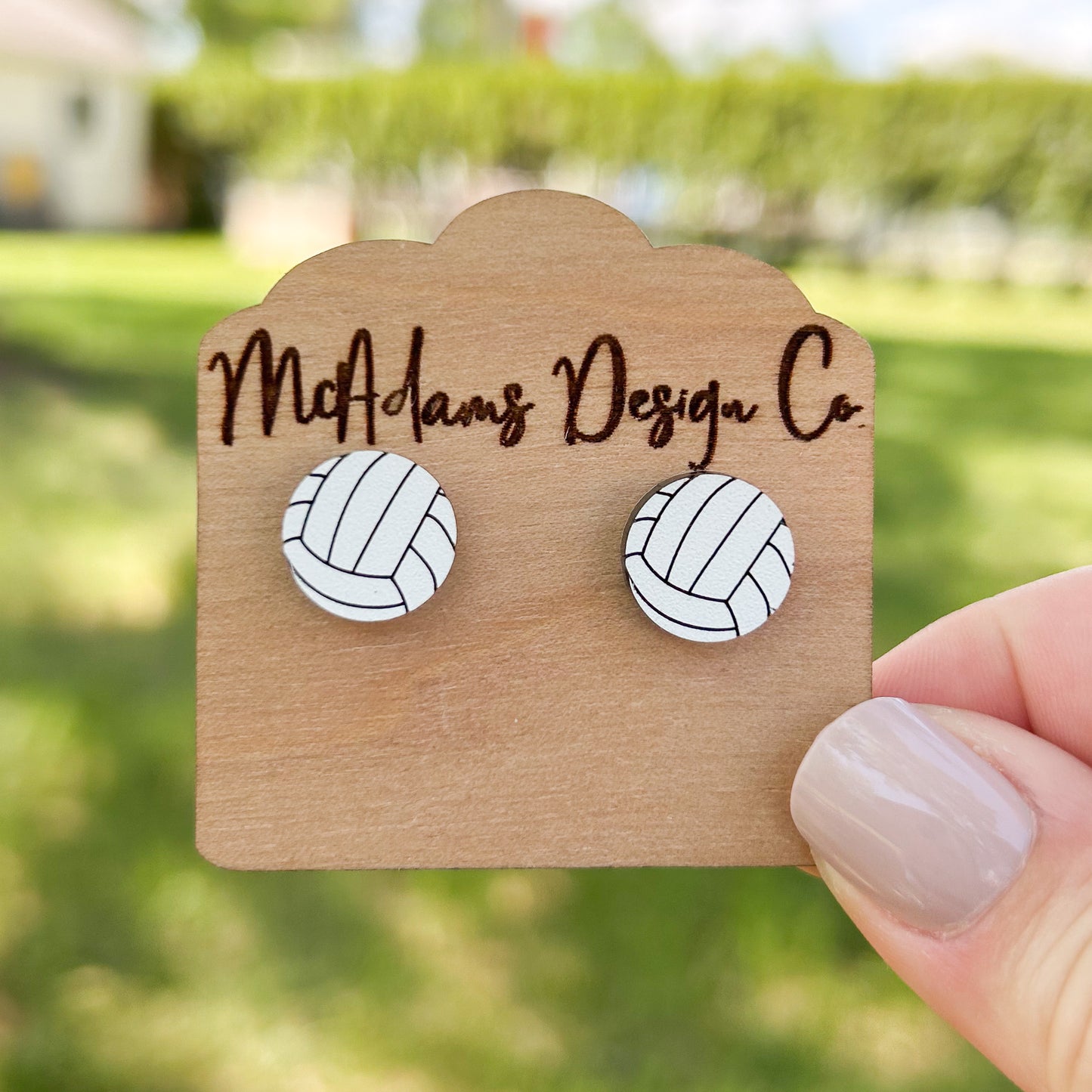 Acrylic Volleyball Studs