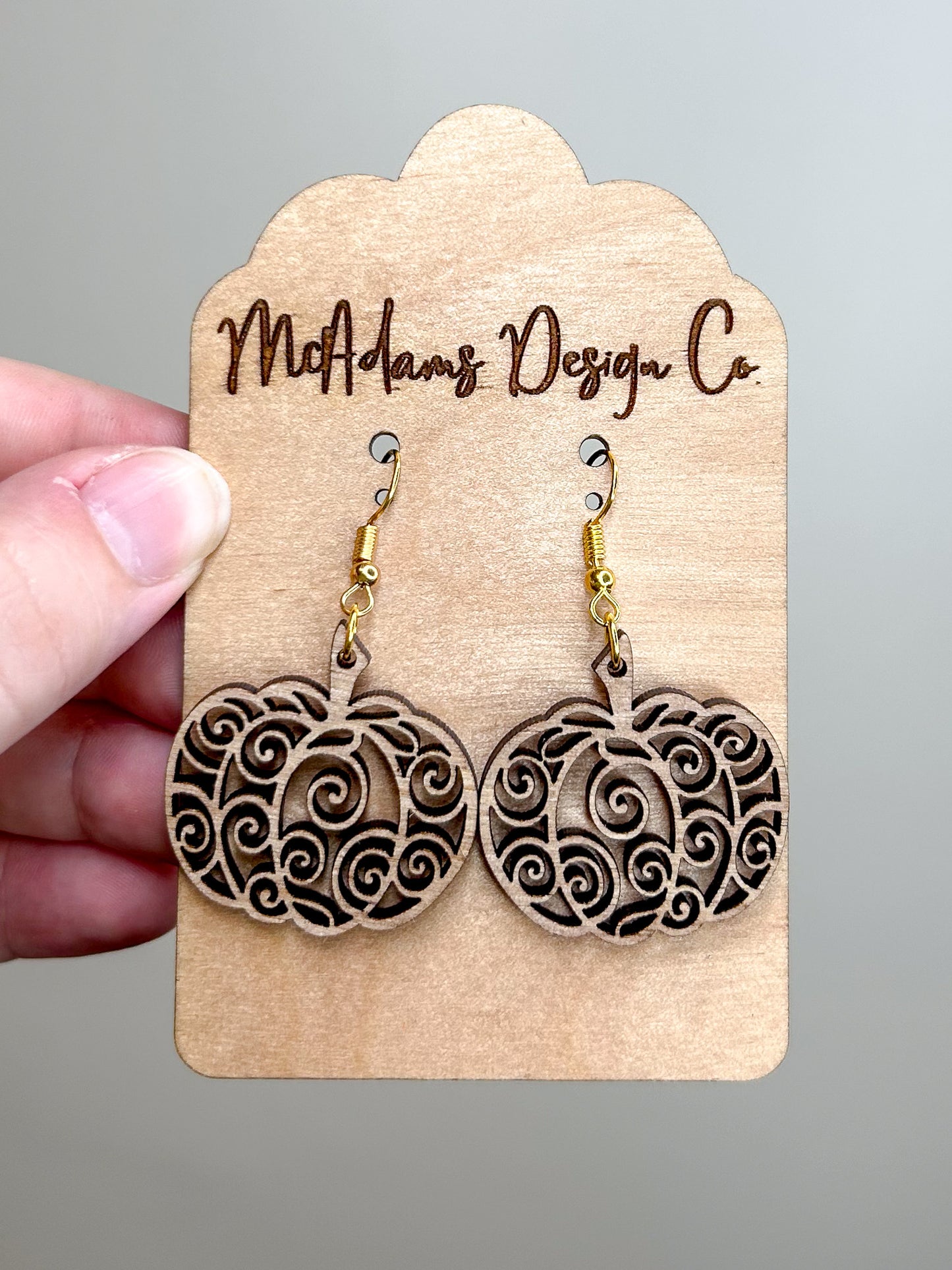 Pumpkin Swirl Earrings