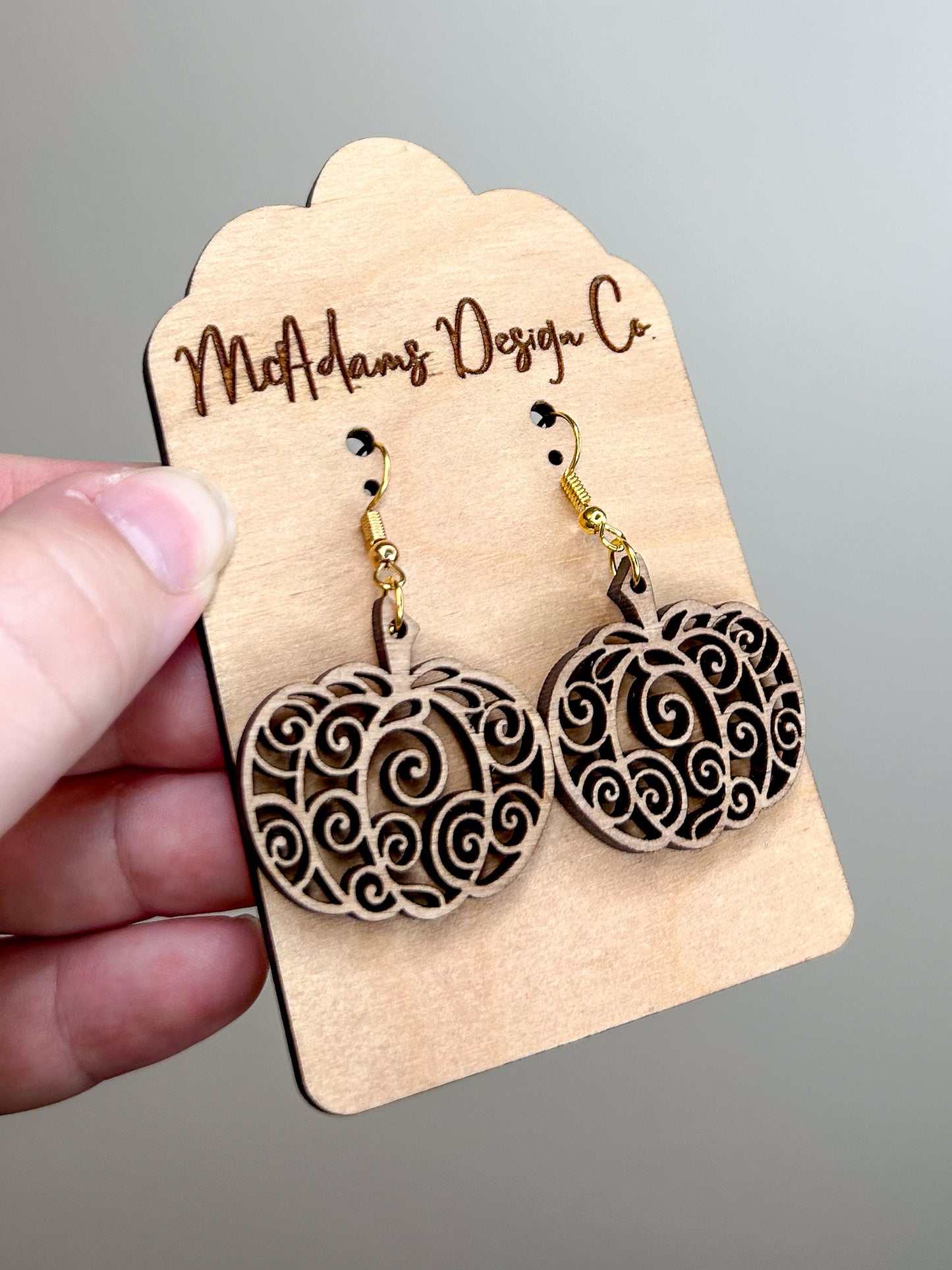 Pumpkin Swirl Earrings