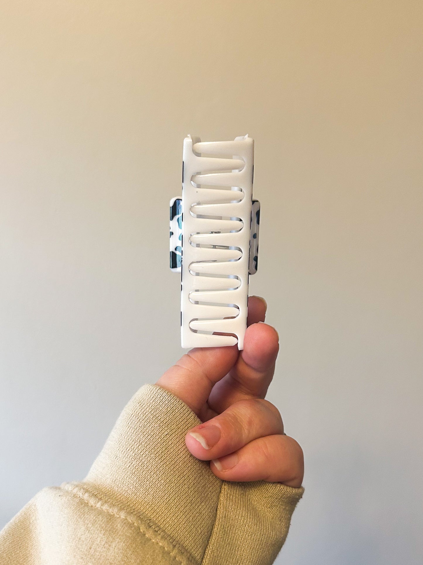Cow Print Claw Clip