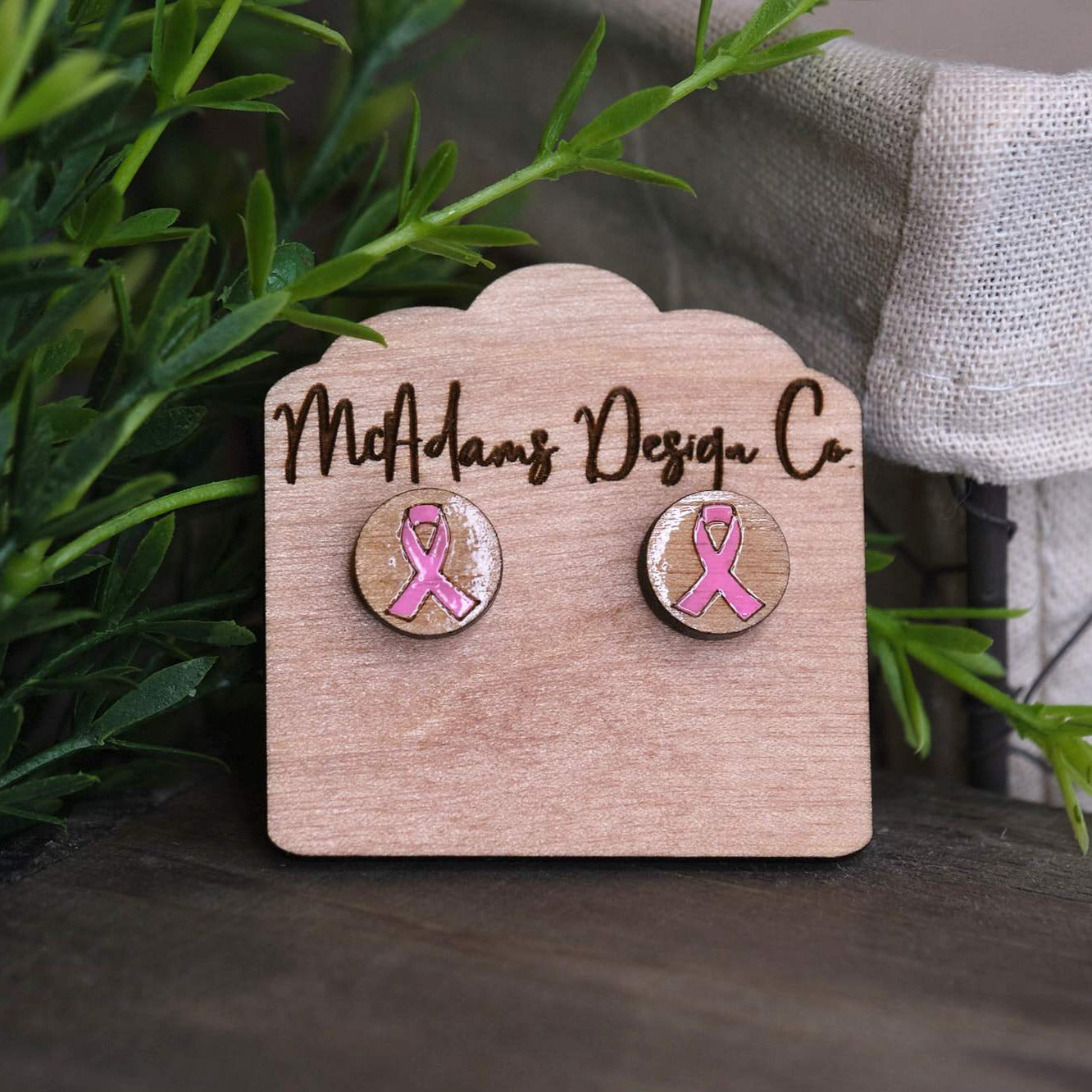 Breast Cancer Awareness Stud