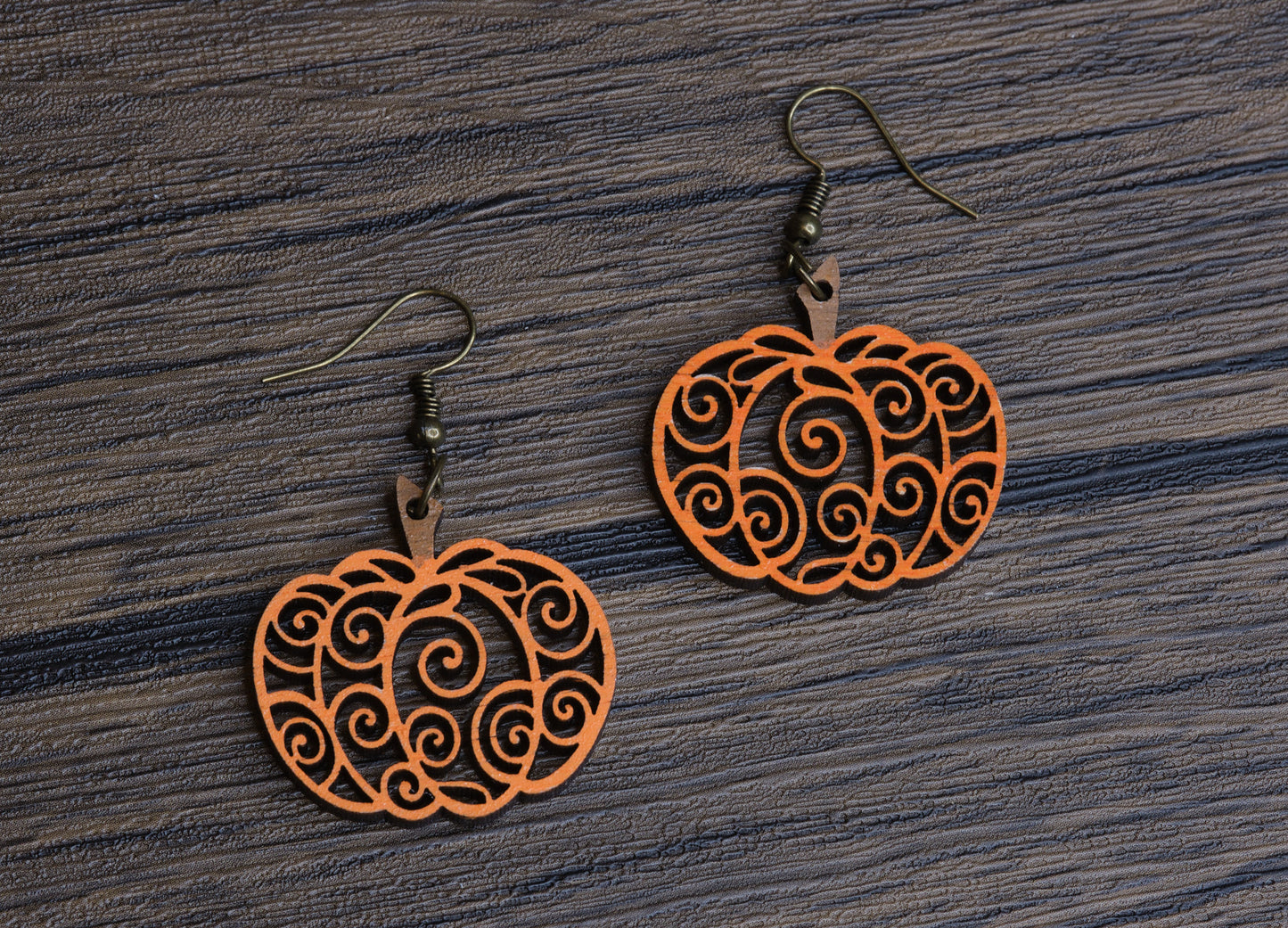 Pumpkin Swirl Earrings