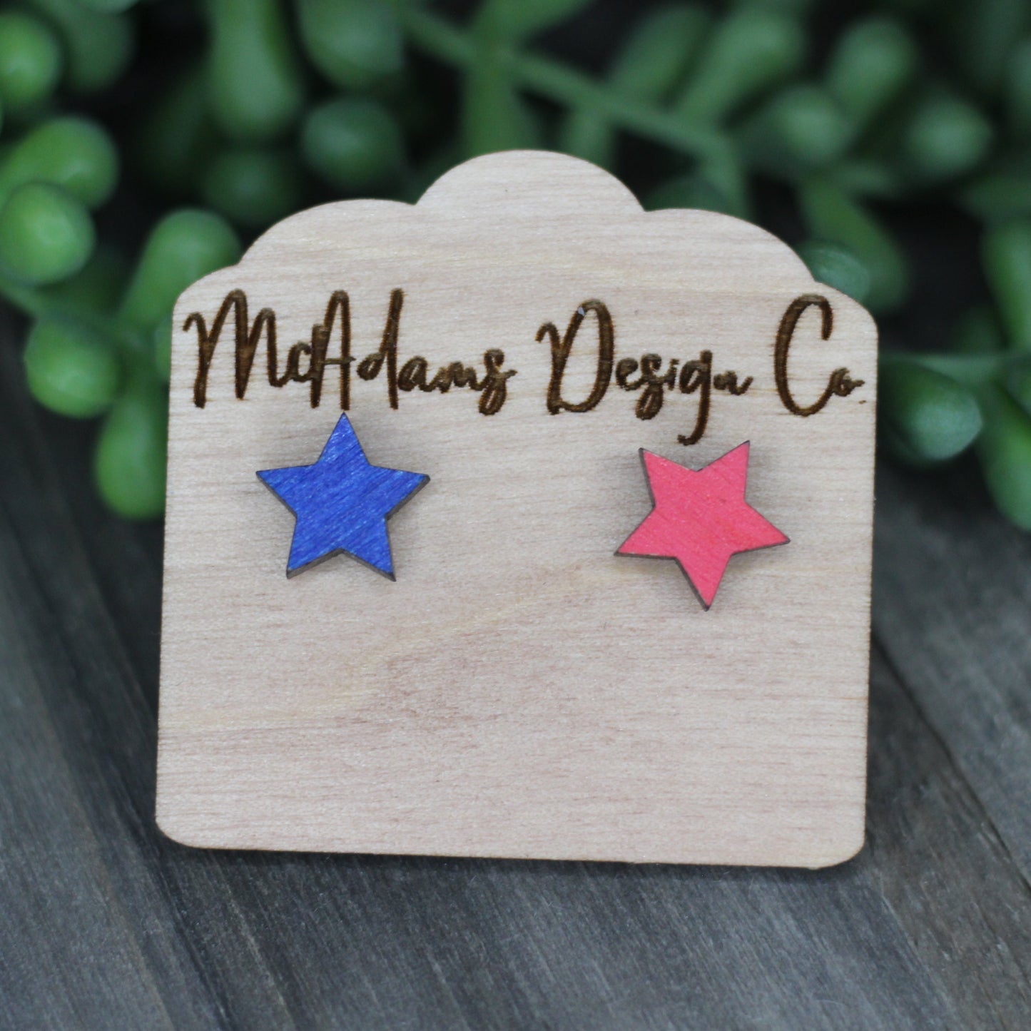 Mismatched Star Studs