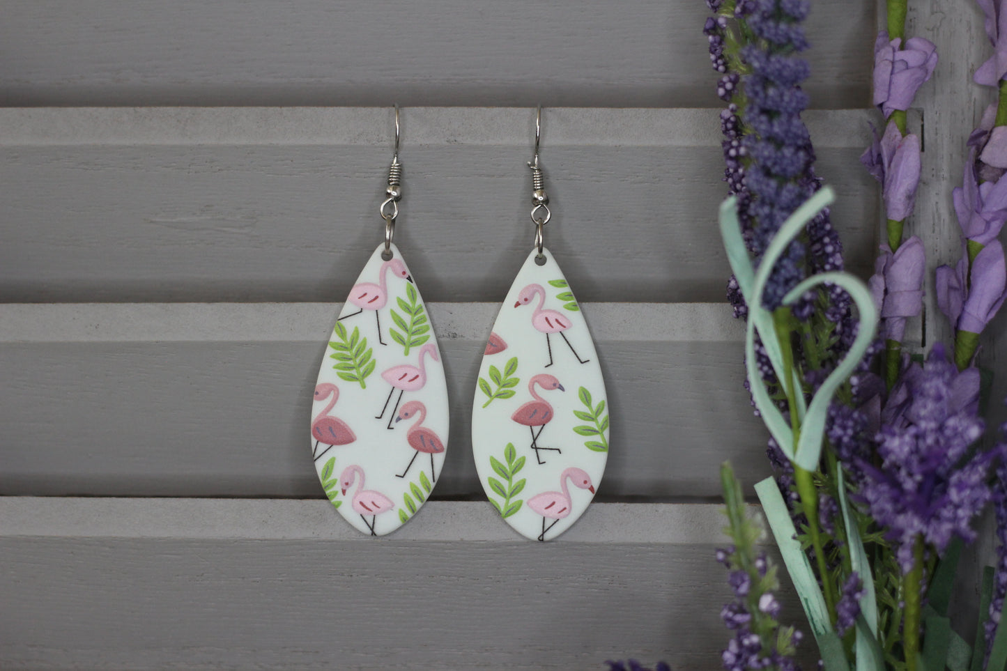 Acrylic Flamingo Earrings