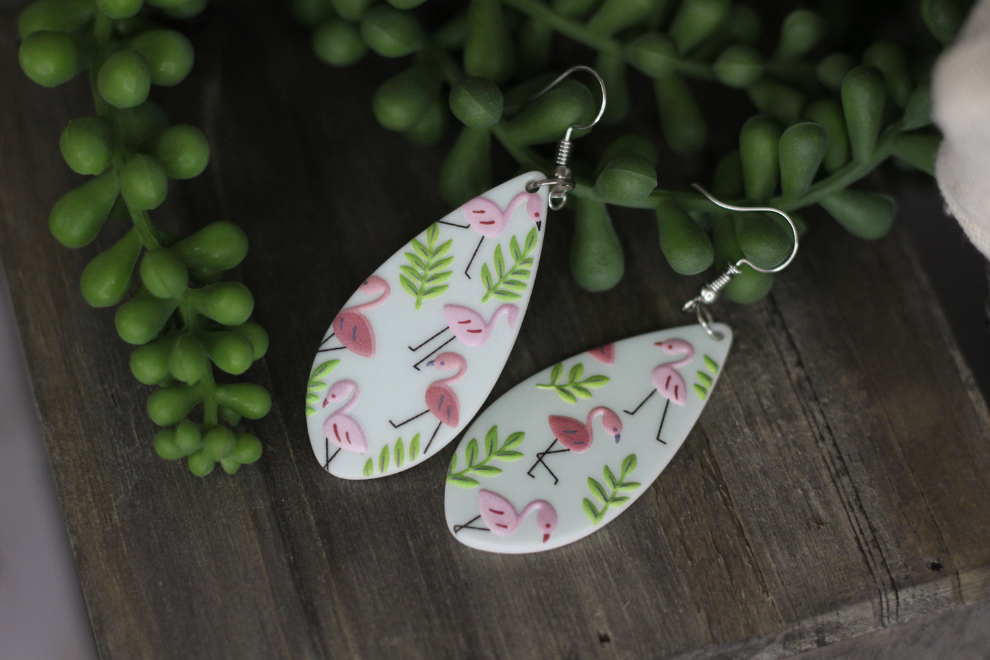 Acrylic Flamingo Earrings