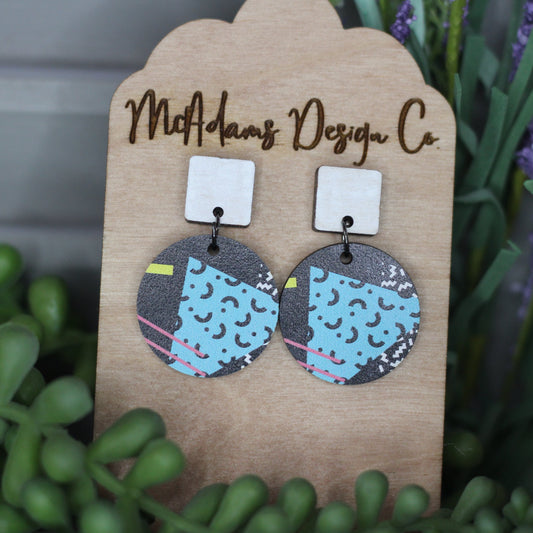 90's Pattern Earrings