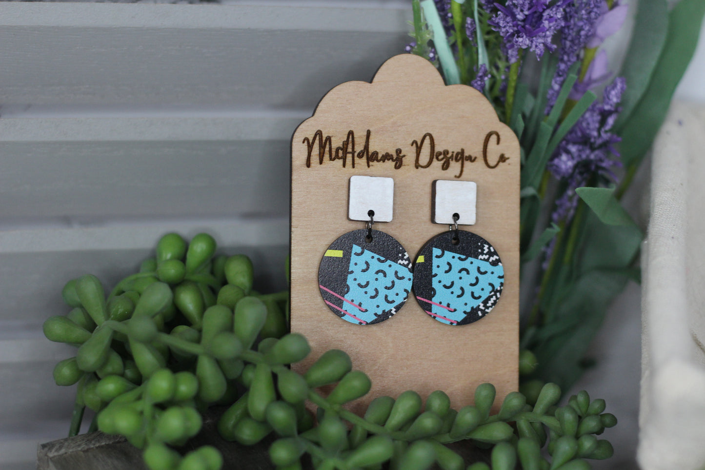90's Pattern Earrings