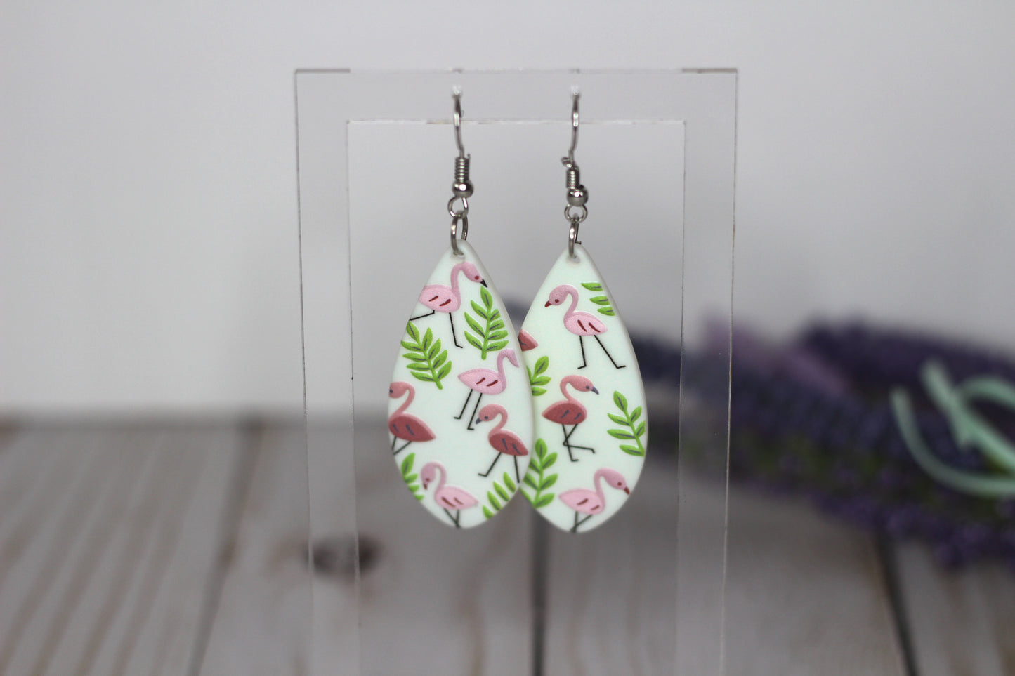Acrylic Flamingo Earrings
