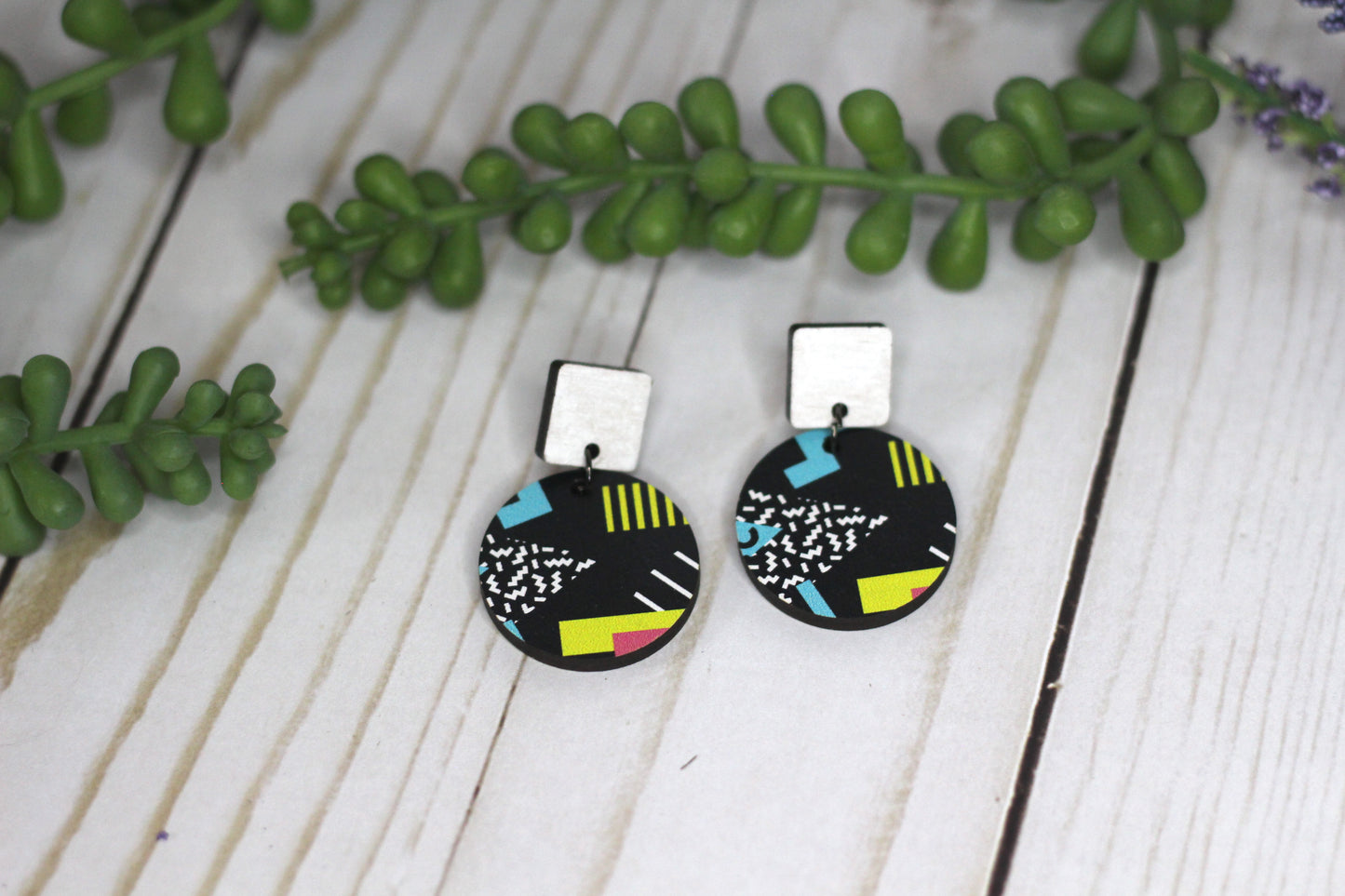 90's Pattern Earrings