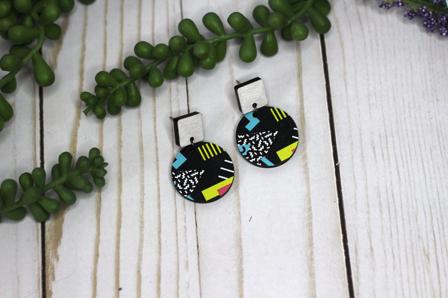 90's Pattern Earrings