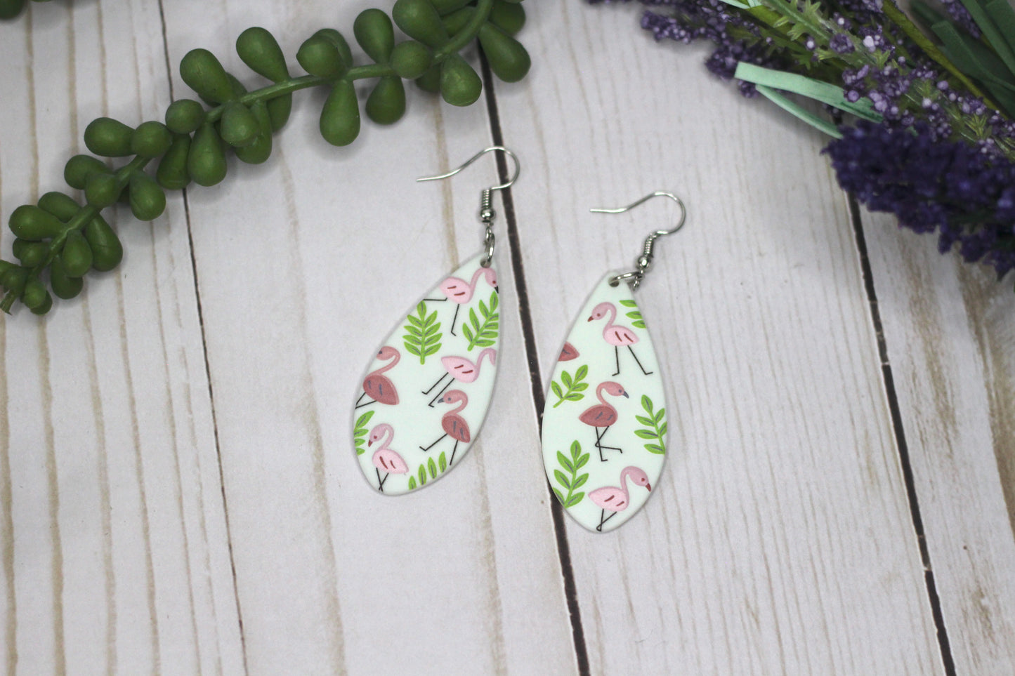Acrylic Flamingo Earrings