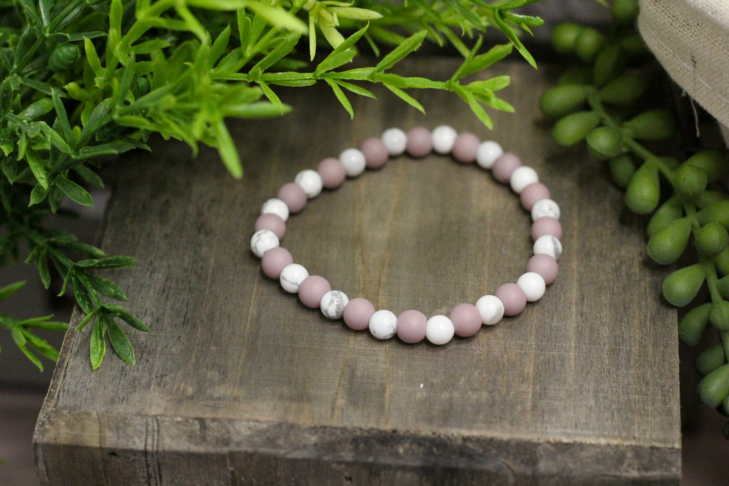 Purple & Marble Bracelet