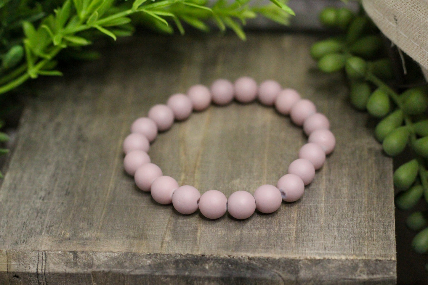 Purple Beaded Bracelet