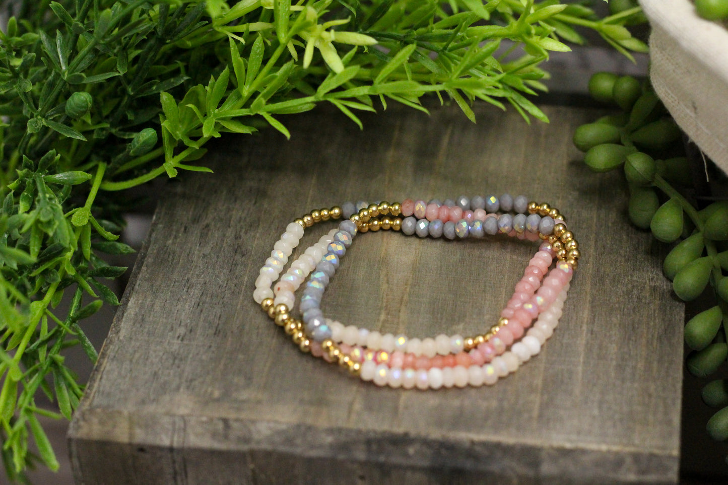 Rose Bracelet Stack
