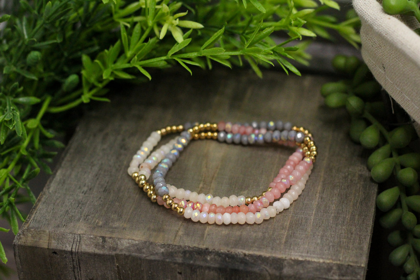 Rose Bracelet Stack