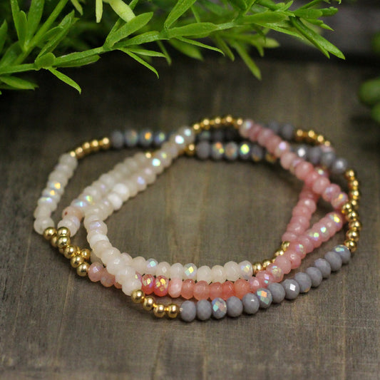 Rose Bracelet Stack