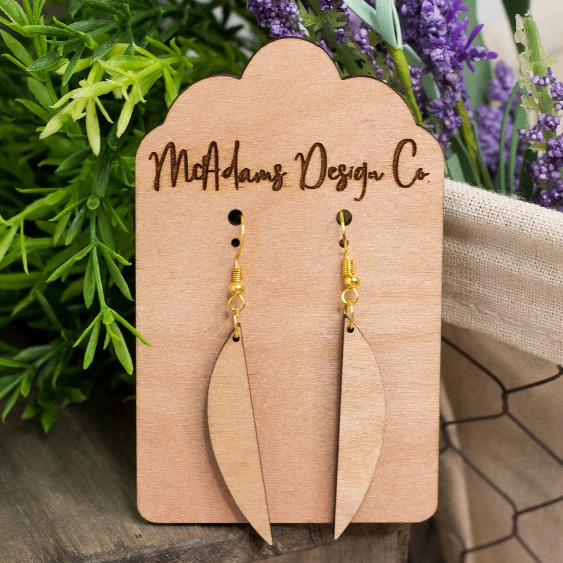 Skinny Wooden Earrings