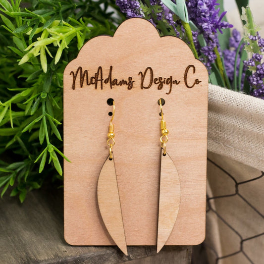 Skinny Wooden Earrings
