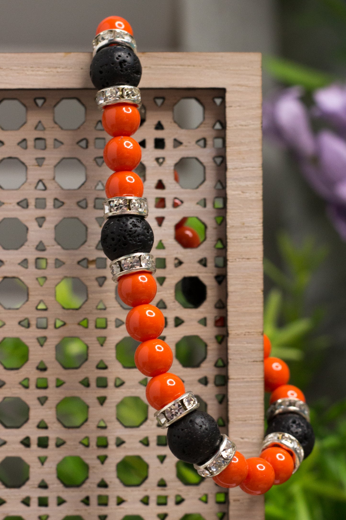 Black & Orange Bracelet