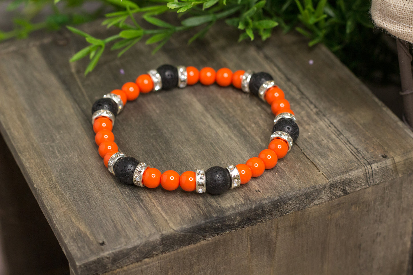 Black & Orange Bracelet