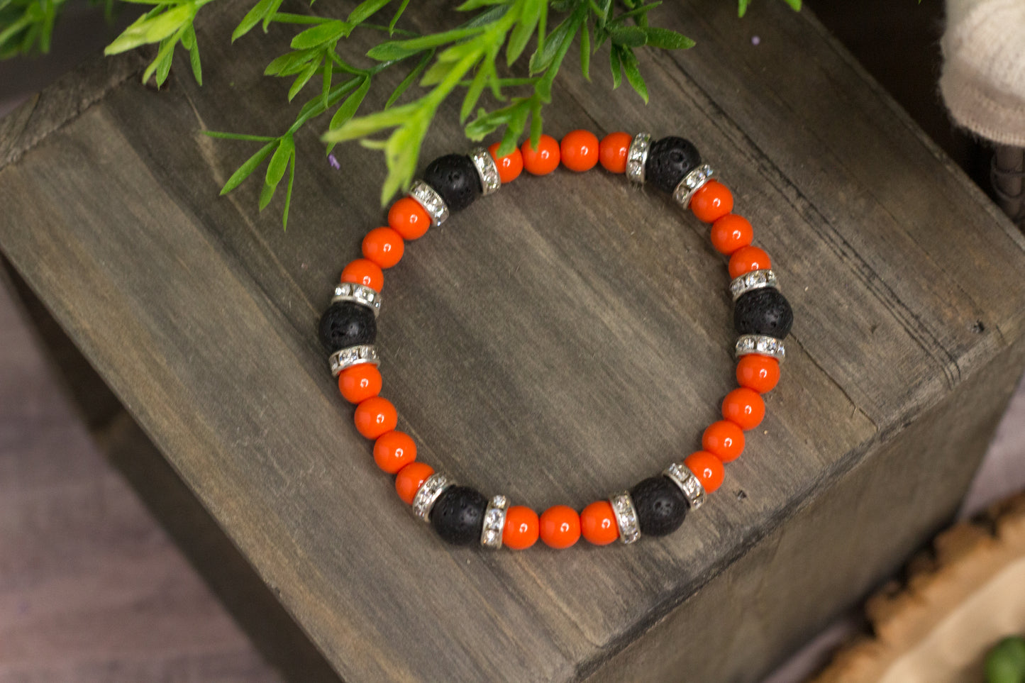 Black & Orange Bracelet