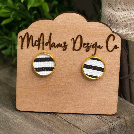 Faux Leather Studs