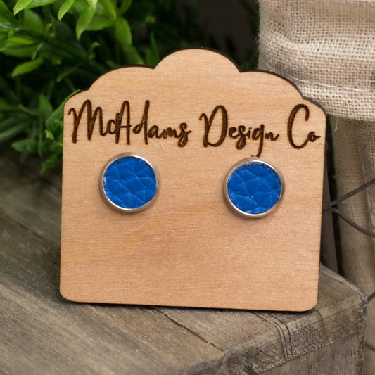 Faux Leather Studs