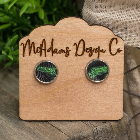 Faux Leather Studs