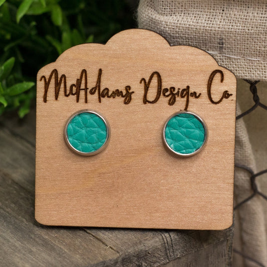 Faux Leather Studs