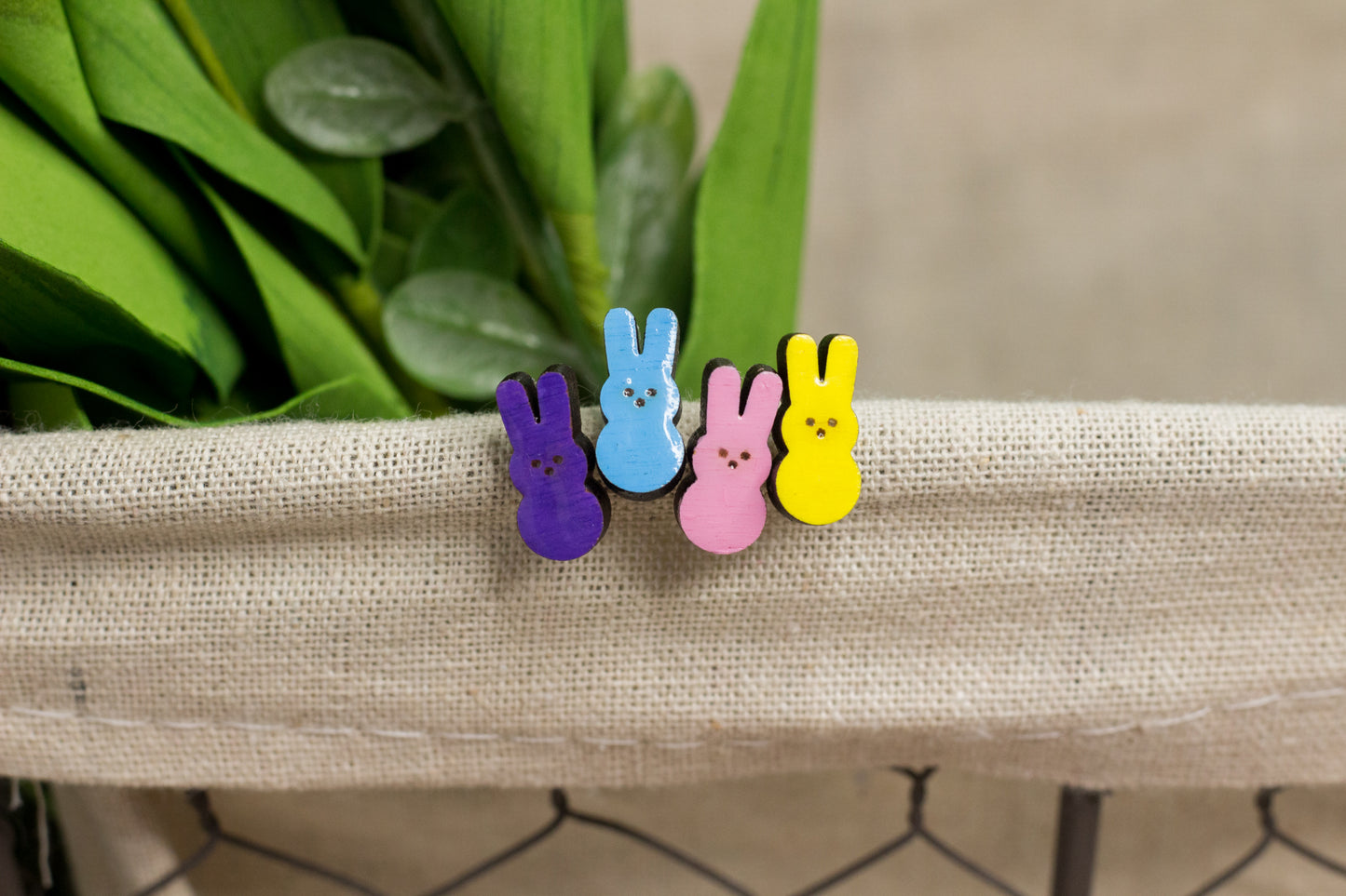 Purple Peep Wooden Studs
