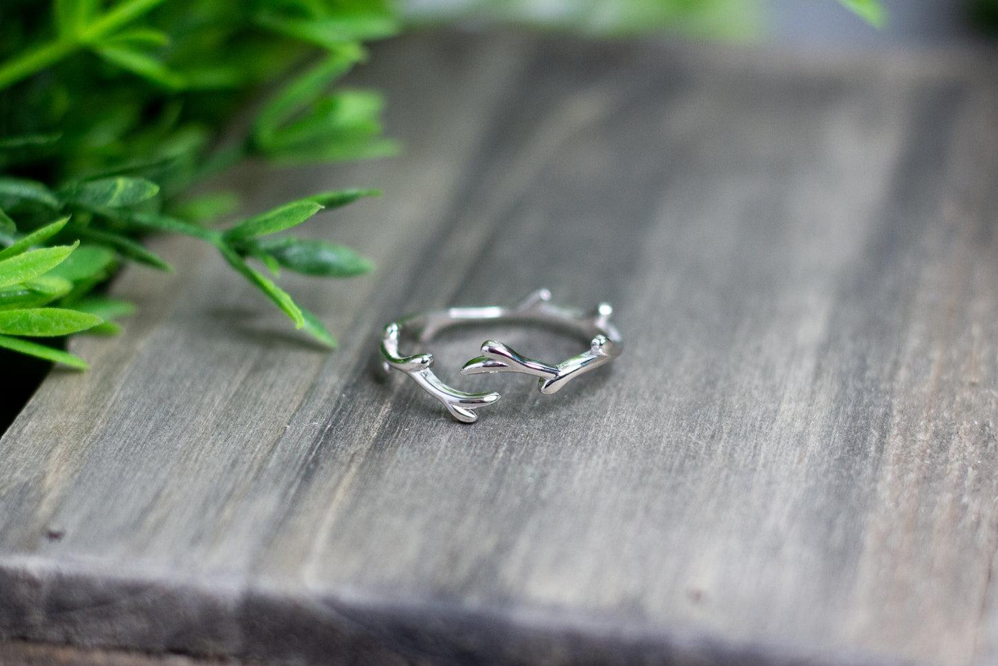 Sterling Silver Branch Ring