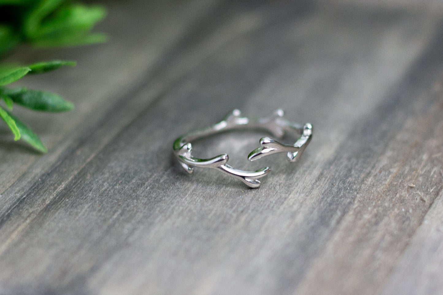 Sterling Silver Branch Ring