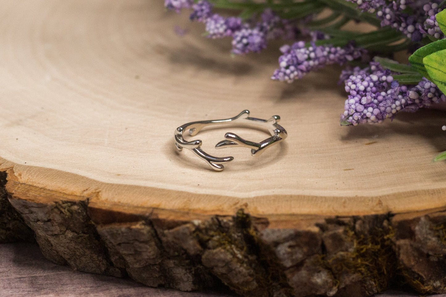 Sterling Silver Branch Ring