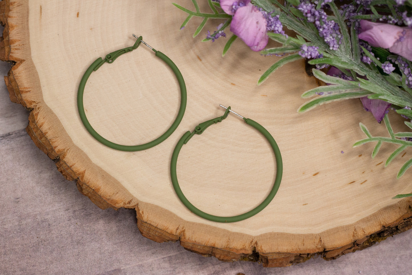 Color Hoops Earrings