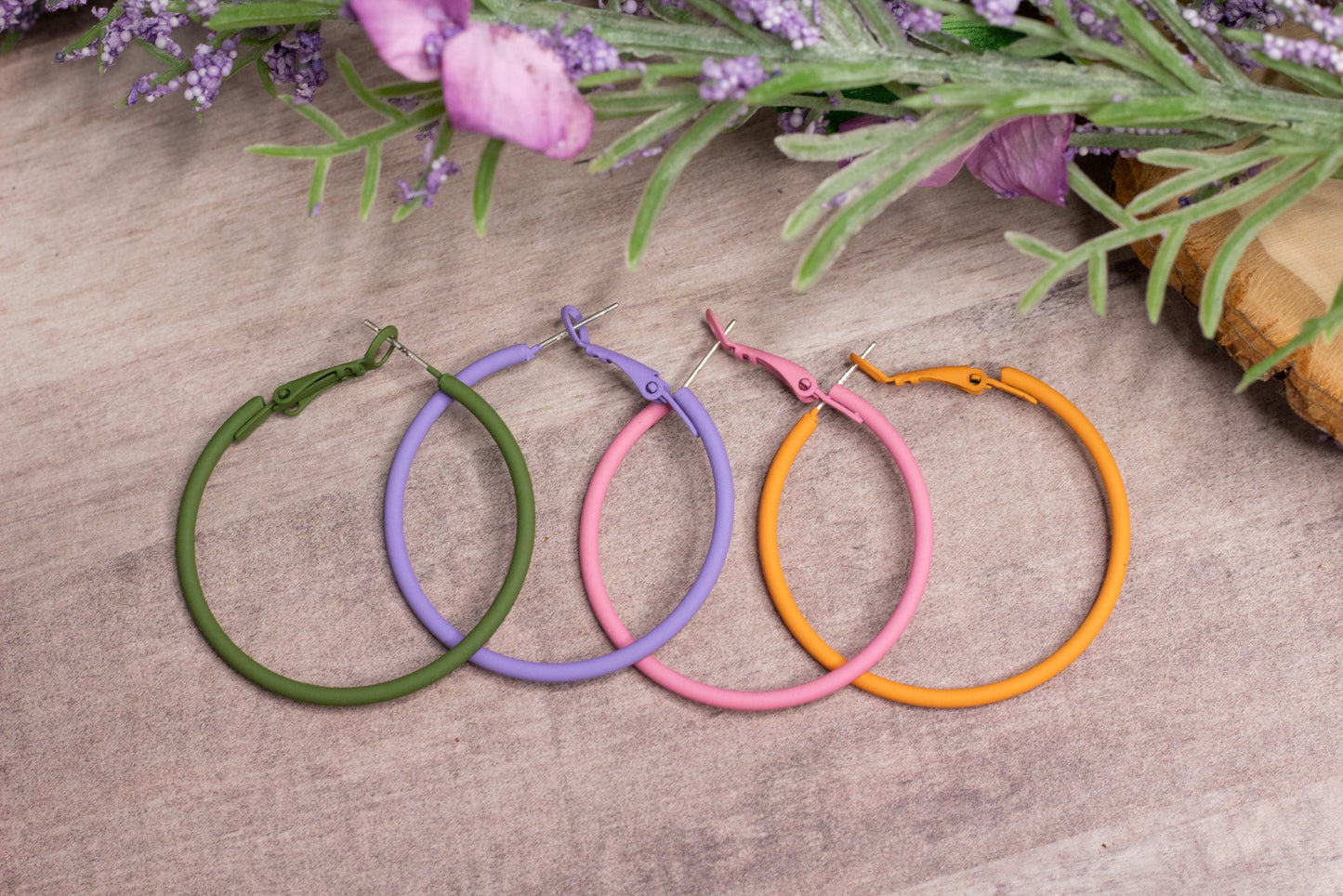 Color Hoops Earrings