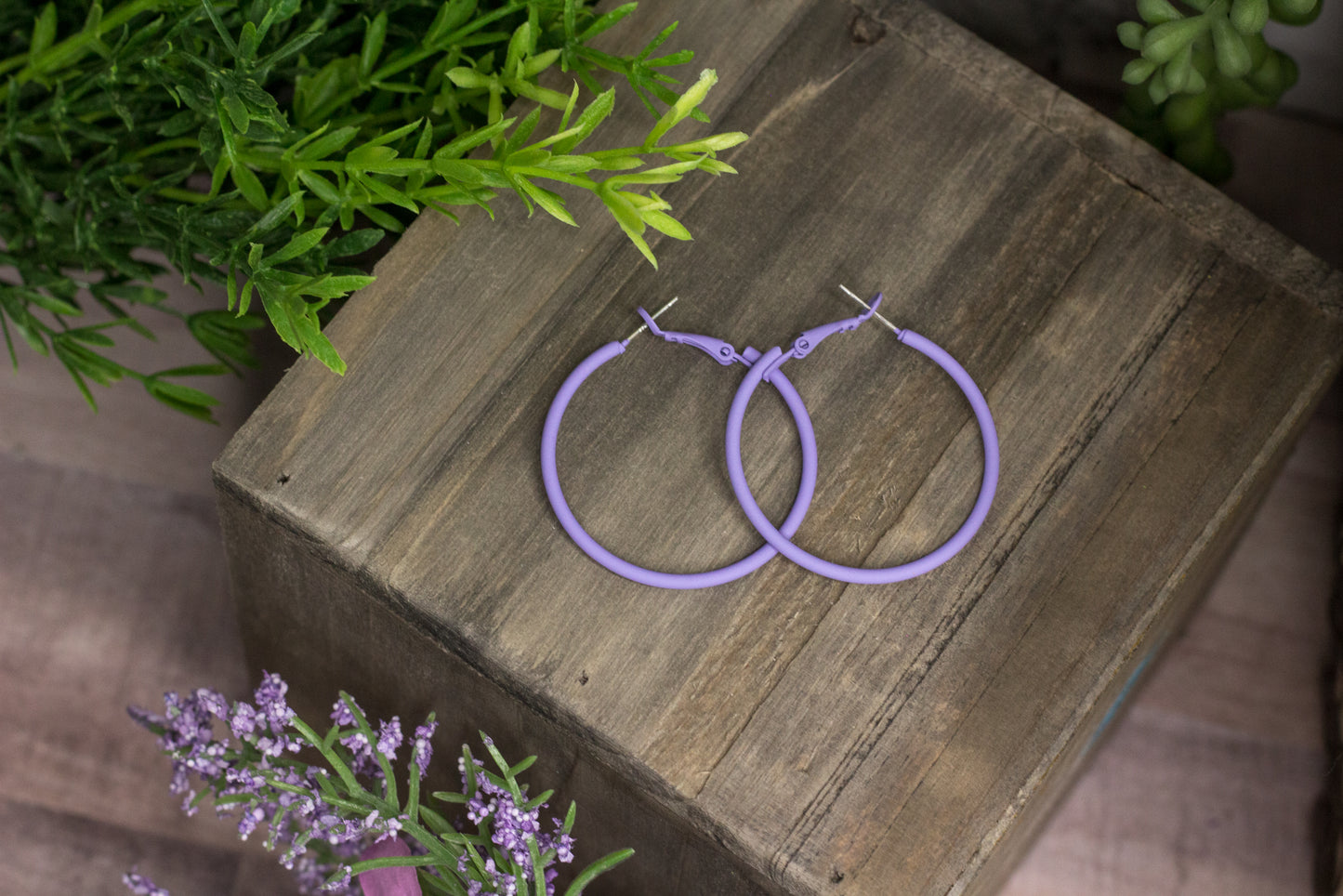 Color Hoops Earrings