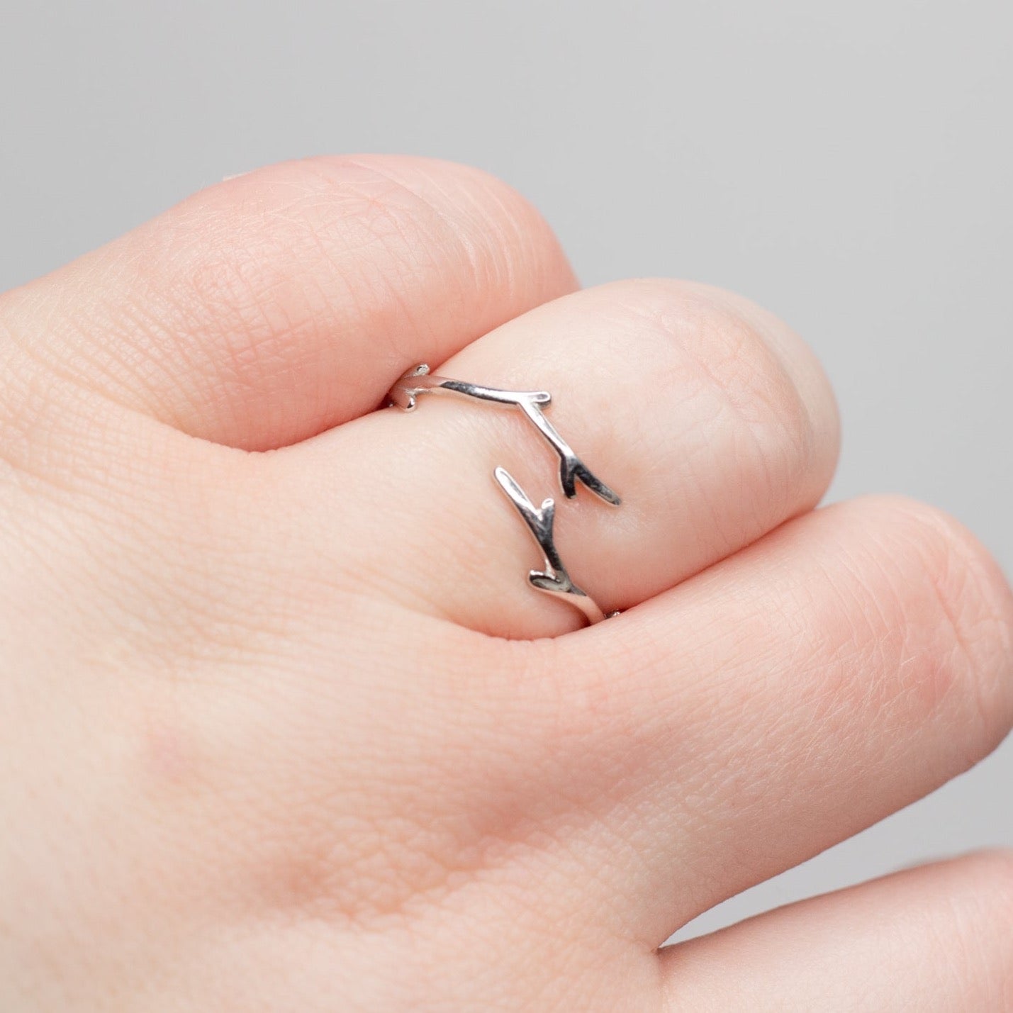 Sterling Silver Branch Ring