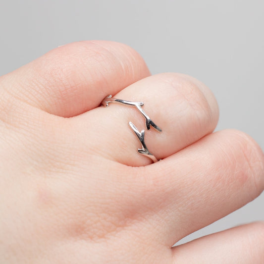 Sterling Silver Branch Ring