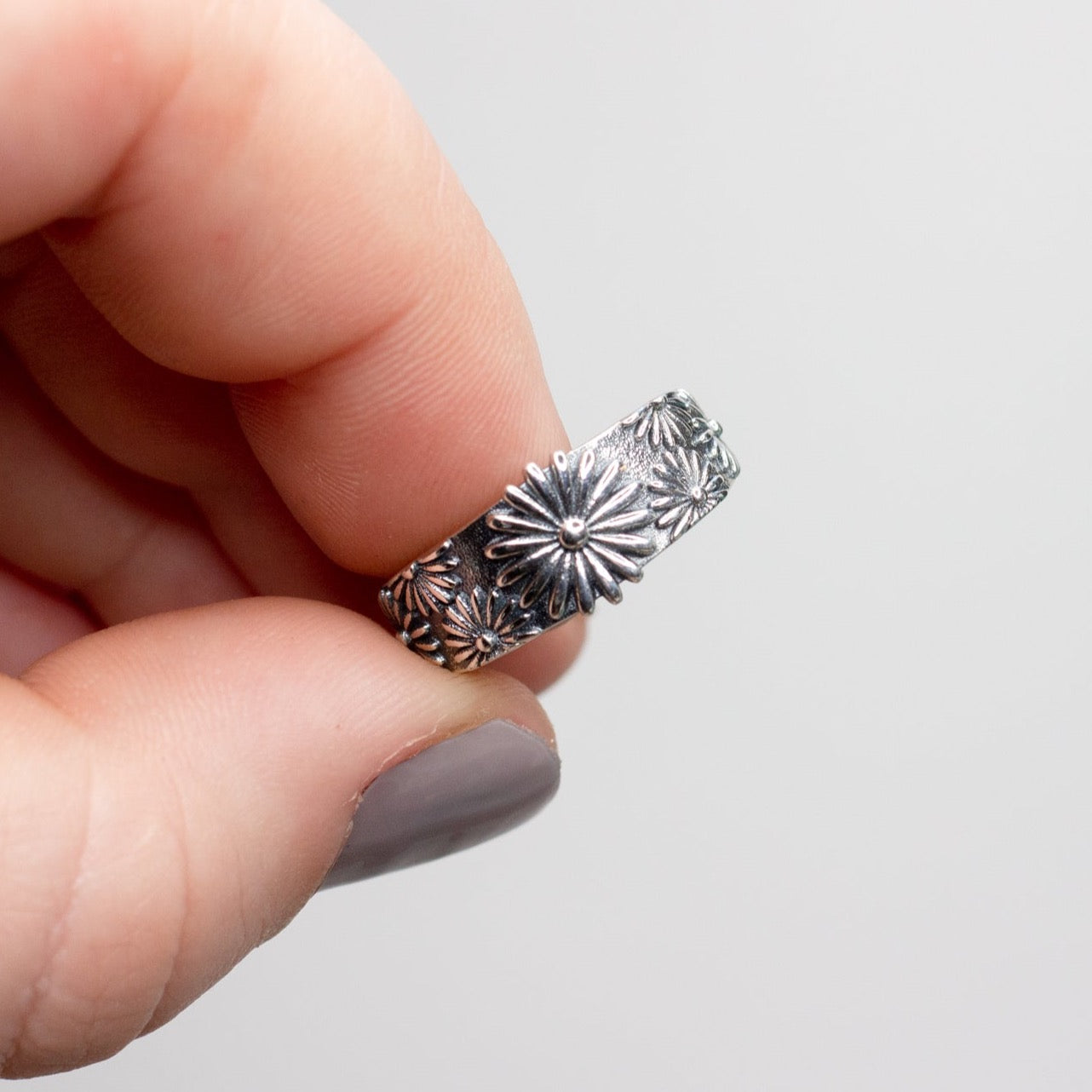 Sterling Silver Daisy Ring
