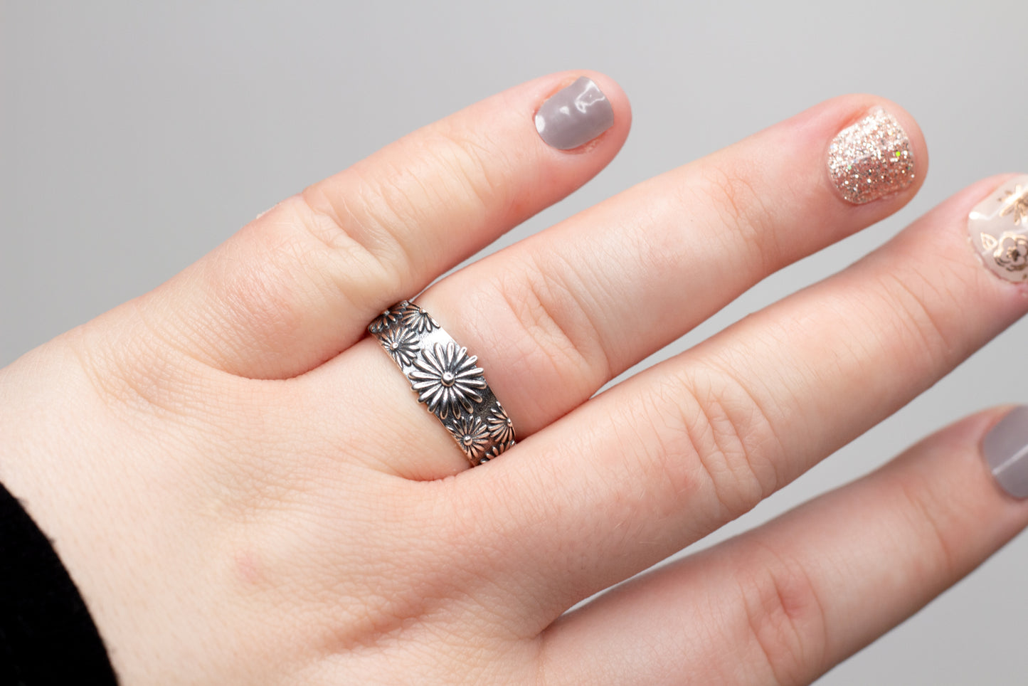 Sterling Silver Daisy Ring