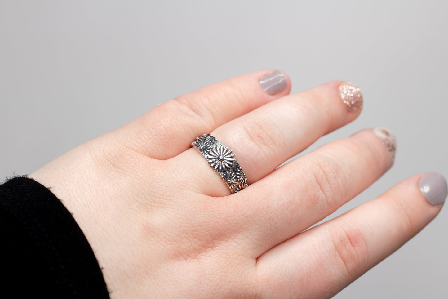 Sterling Silver Daisy Ring