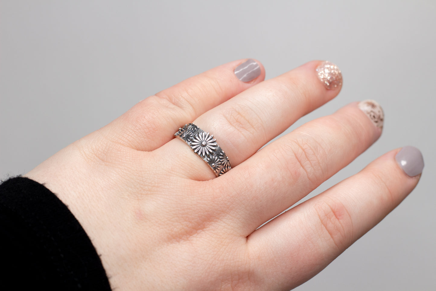 Sterling Silver Daisy Ring