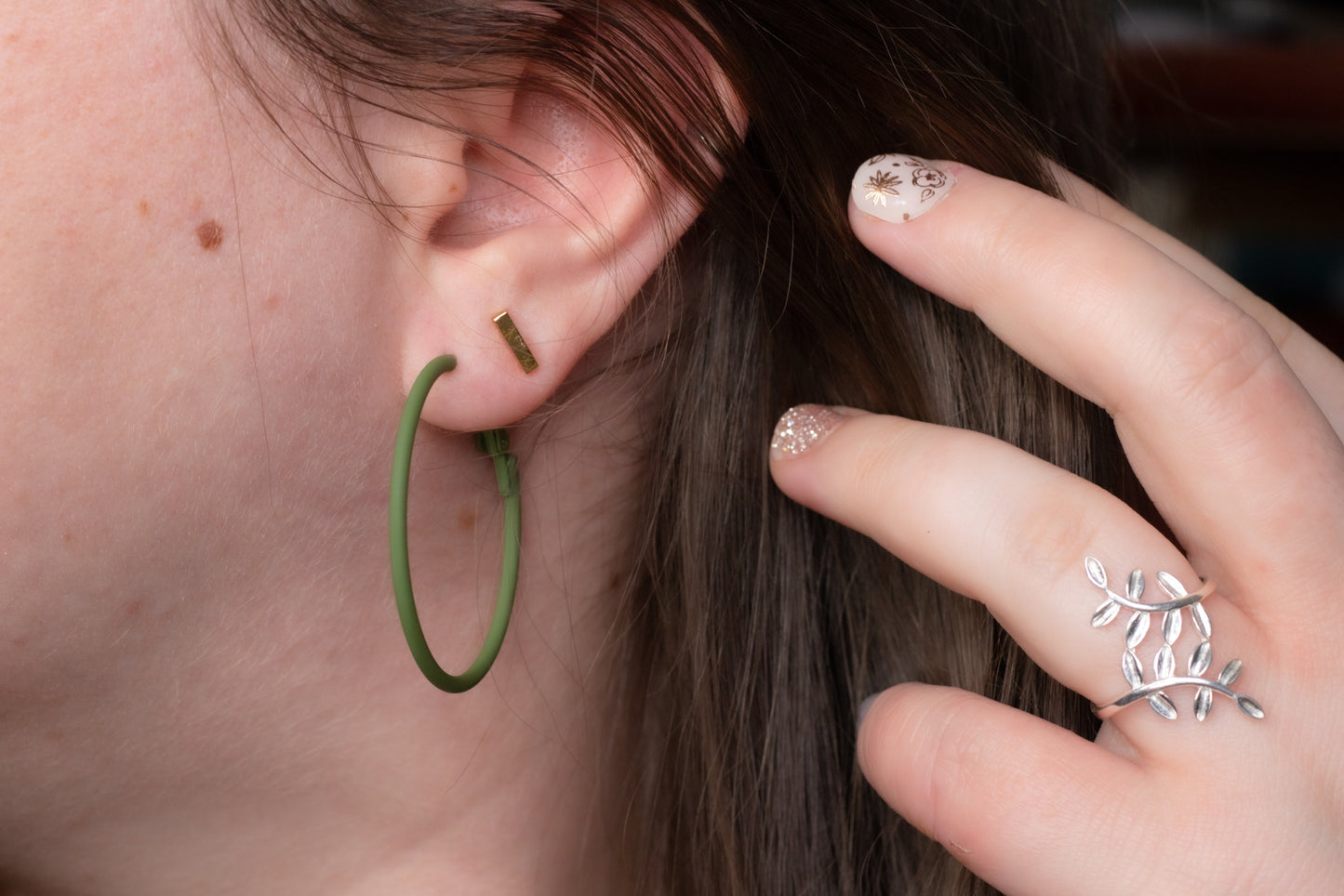 Color Hoops Earrings